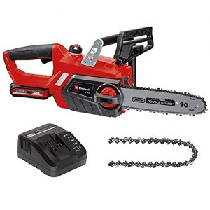 Einhell Akku-Kettensäge GE-LC 18/25 Li Kit Power X-Change (Li-Ion, 18 V, 25 cm Schwertlänge, Rückschlagschutz, Kettenfangbolzen, inkl. Ersatzkette 25 cm, 3,0 Ah-Akku und Ladegerät) - 1