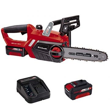 Einhell Akku-Kettensäge GE-LC 18/25 Li Kit Power X-Change (Li-Ion, 18 V, 25 cm Schwertlänge, Rückschlagschutz, Kettenfangbolzen, inkl. 3,0 Ah-Akku und Ladegerät) - 1