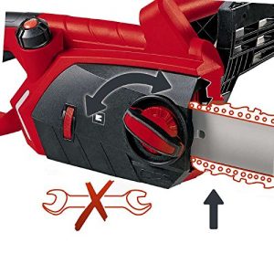 Einhell Elektro Kettensäge GE-EC 2240 (2200 Watt, 375 mm Schnittlänge, Oregon Kette und Qualitätsschwert, Softstart, Rückschlagschutz und Kettenfangbolzen) - 5