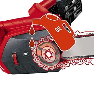 Einhell Elektro Kettensäge GE-EC 2240 (2200 Watt, 375 mm Schnittlänge, Oregon Kette und Qualitätsschwert, Softstart, Rückschlagschutz und Kettenfangbolzen) - 8