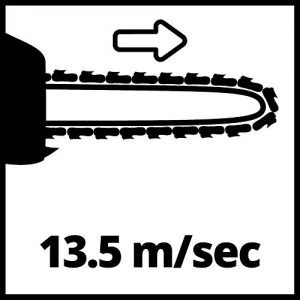 Einhell Elektro Kettensäge GH-EC 2040 (2000 Watt, 375 mm Schnittlänge, Oregon Kette und Qualitätsschwert, Rückschlagschutz und Kettenfangbolzen) - 11