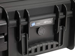 B&W Werkzeugkoffer JUMBO 6700 mobil mit Werkzeugeinsteckfächern (Koffer aus PP, Volumen 43,5l, 53,9 x 35,9 x 22,5 cm innen) 117.19/P, ohne Werkzeug - 7