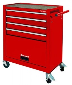 Einhell Werkstattwagen TC-TW 100 (max. 75 kg, 4 leichtgängige Schubladen, 4 drehbare Rollen) - 1