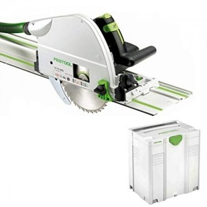 FESTOOL TAUCHSÄGE TS 75 EBQ-PLUS-FS 230V im neuen T-LOC Systainer mit Führungsschiene FS1400 - 1