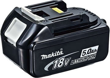 Makita Akku-Handkreissäge 51 mm, (18 V/5 Ah, 2 Akkus und Ladegerät im Makpac), DSS501RTJ, Schwarz, Blau - 4