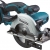 Makita Akku-Handkreissäge 51 mm, (18 V/5 Ah, 2 Akkus und Ladegerät im Makpac), DSS501RTJ, Schwarz, Blau - 1