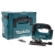 Makita DJV182ZJ Stichsäge, 18 V, schnurlos, bürstenloser Motor, Li-Ion-Akku, nur Korpus, mit Makpac-Koffer, 18 W, 18 V - 1