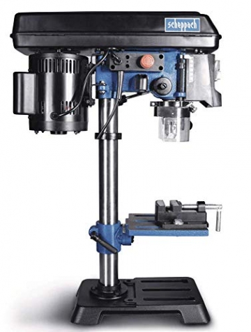 Scheppach Tischbohrmaschine DP16SL mit Schraubstock, 550 W, Gusseisen, 5 Drehzahlen, Bohrfutter Spannbereich 16mm, Laser - 7