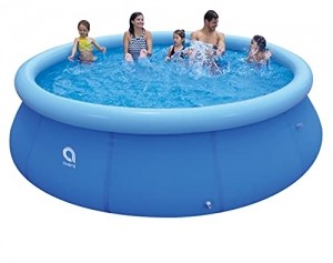 Avenli Pool 360 x 90 cm Family Prompt Set Pool Aufstellpool ohne Pumpe Pool-Set blau Gartenpool rund Schwimmbecken für Familien & Kinder (366 x 91 cm) - 4