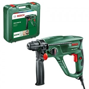 Bosch Bohrhammer PBH 2500 RE (SDS Bohrfutter, Tiefenanschlag, Zusatzhandgriff, Koffer (600 W, Bohr-Ø Beton 22 mm)) - 1