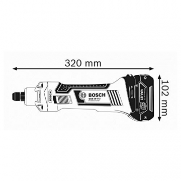 Bosch Professional 18V System Akku Geradschleifer GGS 18 V-LI (Leerlaufdrehzahl 22.000 min-1, ohne Akkus und Ladegerät, im Karton) - 3