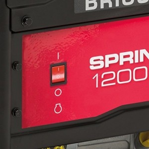 Briggs & Stratton SPRINT 1200A tragbarer Stromerzeuger, Generator, Benzin – 900 W Betriebsleistung/1125 W Startleistung, 030670 - 3