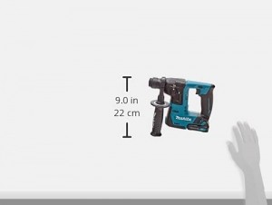 HR140DSAE1 Akku-Bohrhammer für SDS-plus 12 V Max./ 2, 0 Ah, 2 Akkus + Ladegerät + Zubehör im Transportkoffer - 7