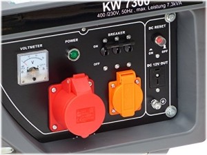 KnappWulf KW7300 3-phasen Benzin Generator Notstomaggregat - 3