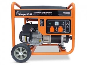 KnappWulf Stromerzeuger KW6000 1-Phasen Benzin Generator Notstromaggregat Stromgenerator - 2