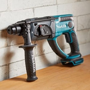 Makita Li- Ion und Bohrhammer, nur Gehäuse, DHR202Z Blau, Silber - 10