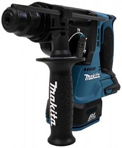 Makita Wireless Li-ion SDS Plus Rotary Brushless 3-Modus -Bohrhammer 24 mm, nur Gehäuse, DHR242Z, Schwarz, Blau - 1