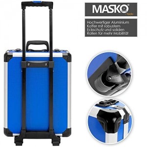 Masko® 969 tlg Werkzeugkoffer Werkzeugkasten Werkzeugkiste Werkzeug Trolley Profi 969 Teile Qualitätswerkzeug Blau - 4