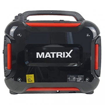 Matrix Notstromaggregat Benzin leise Digitaler Generator Inverter Stromerzeuger Stromaggregat tragbar Stromgenerator silent | PG 2000i-2 | 1880 Watt | 4-takt | 2x230V | leise 59 dB(A) - 7