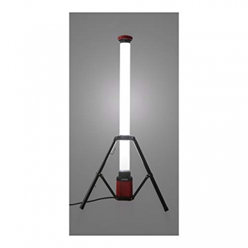 STIER LED-Tower-Baustrahler 360°, 4000 Lumen, 36W, 6.400 K, LED-Turm, 120cm Höhe, hochwertige Polycarbonat-Linse - 6