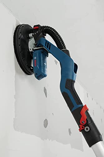 Bosch Professional Trockenbauschleifer GTR 55-225 (550 Watt, Schleifteller-Ø 215 mm, inkl. 1x Schleifblatt M480, 1x Schleifteller-Set weich, 3 x Kabelclip, im Handwerkerkoffer) - 4