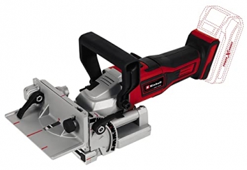 Einhell Akku-Flachdübelfräse TE-BJ 18 Li-Solo Power X-Change (18 V, Li-Ion, stufenlose Winkel-/Höheneinstellung, 6-stufige Tiefenverstellung, ohne Akku & ohne Ladegerät) - 1