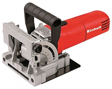 Einhell Flachdübelfräse TC-BJ 900 (860 W, 14 mm, Winkel- und Höheneinstellung, Staubfangsack, Koffer) - 2