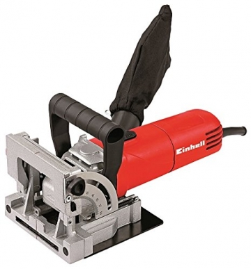 Einhell Flachdübelfräse TC-BJ 900 (860 W, 14 mm, Winkel- und Höheneinstellung, Staubfangsack, Koffer) - 12