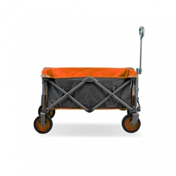 Portal Alf Trolley XL Bollerwagen bis 100 kg Strandwagen Handwagen Kinderwagen + Boden & Tasche - 2