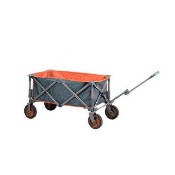 Portal Alf Trolley XL Bollerwagen bis 100 kg Strandwagen Handwagen Kinderwagen + Boden & Tasche - 3