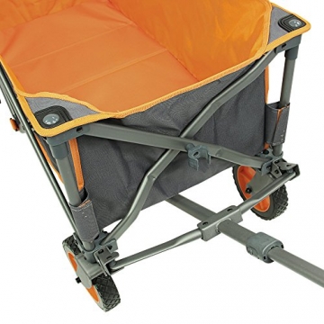 Portal Alf Trolley XL Bollerwagen bis 100 kg Strandwagen Handwagen Kinderwagen + Boden & Tasche - 8