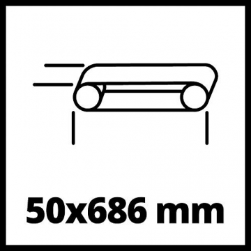 Einhell Stand-Bandschleifer TC-US 350 (350 Watt, Schleifband-/Schleifscheibenfunktion, Schutzhaube, Funkenschutzglas, inkl. Grobschleifscheibe + Schleifband) - 11