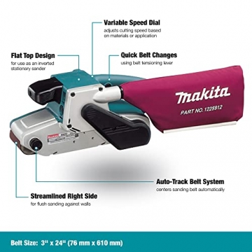 Makita 9920 Bandschleifer 76 x 610 mm - 2