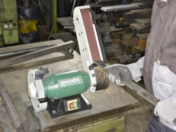 Metabo Kombi-Bandschleifmaschine BS 175 (601750000) Karton, Schleifscheiben (Ø x Dicke x Bohrung): 175 x 25 x 32 mm, Leerlaufdrehzahl: 2980 /min, Netzspannung: 220 - 240 V - 3