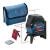 Bosch Professional Kreuzlinienlaser GCL 2-15 (roter Laser, Innenbereich, mit Lotpunkten, Arbeitsbereich: 15 m, 3x AA Batterien, Drehhalterung RM 1, Laserzieltafel, Schutztasche) - 1