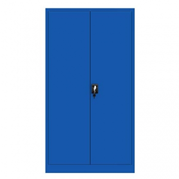 Jan Nowak Werkzeugschrank TC02AM Werkstattschrank mit Schubladen Flügeltüren Metallschrank 3 Fachböden Pulverbeschichtung 185 cm x 92 cm x 50 cm (Blue) - 5